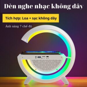 Loa Bluetooth Chữ G BT2301 Chế Độ Led RGB Tích Hợp Sạc Không Dây Siêu Tiện Lợi